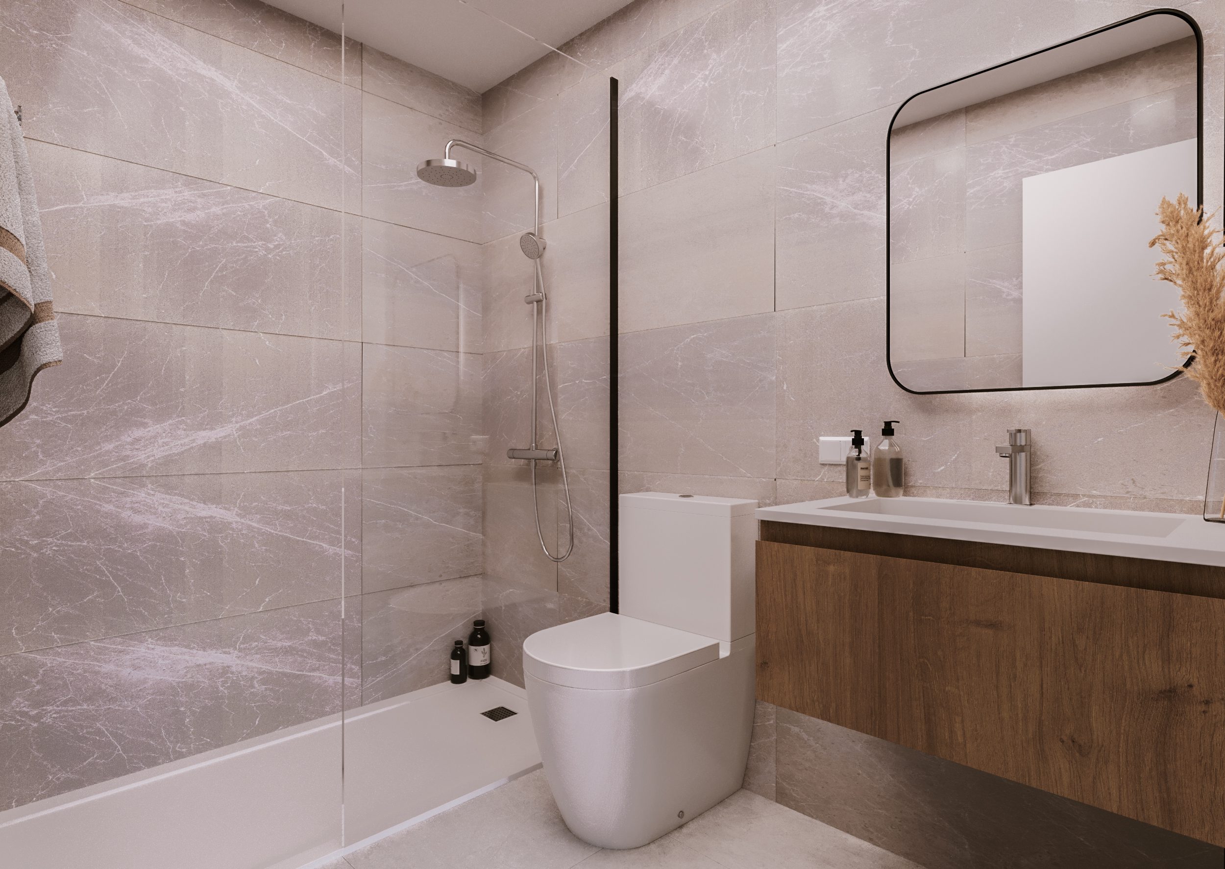 Bathroom 2 bed 2 bath torrevieja