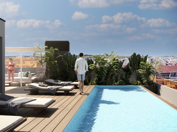 Roof Top pool Torreiveja