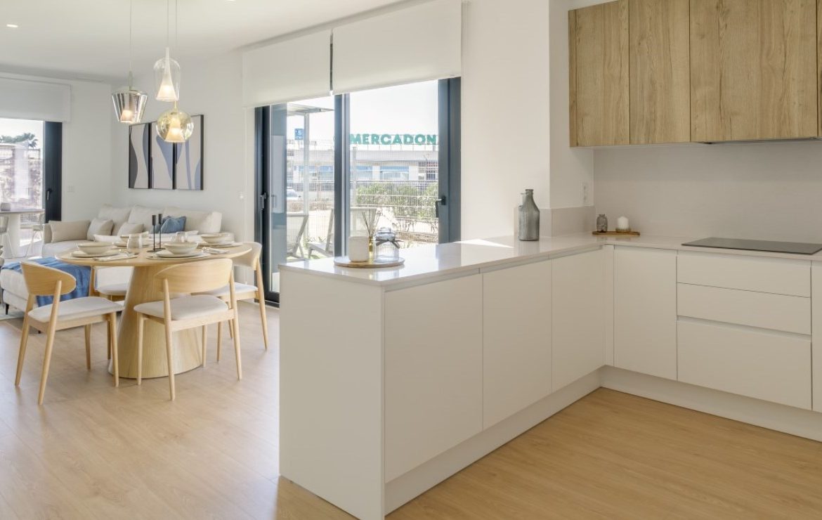 open plan kitchen Eden Beach Torrevieja