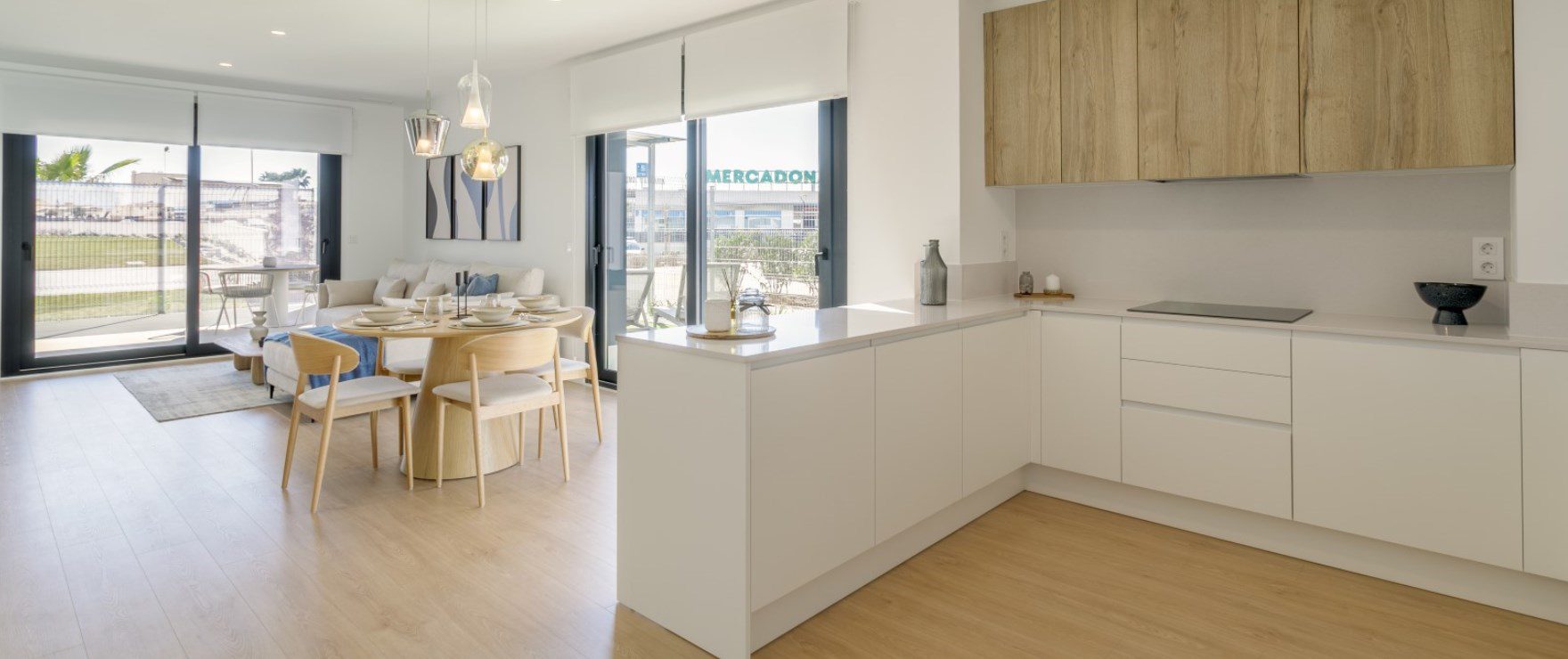 open plan kitchen Eden Beach Torrevieja