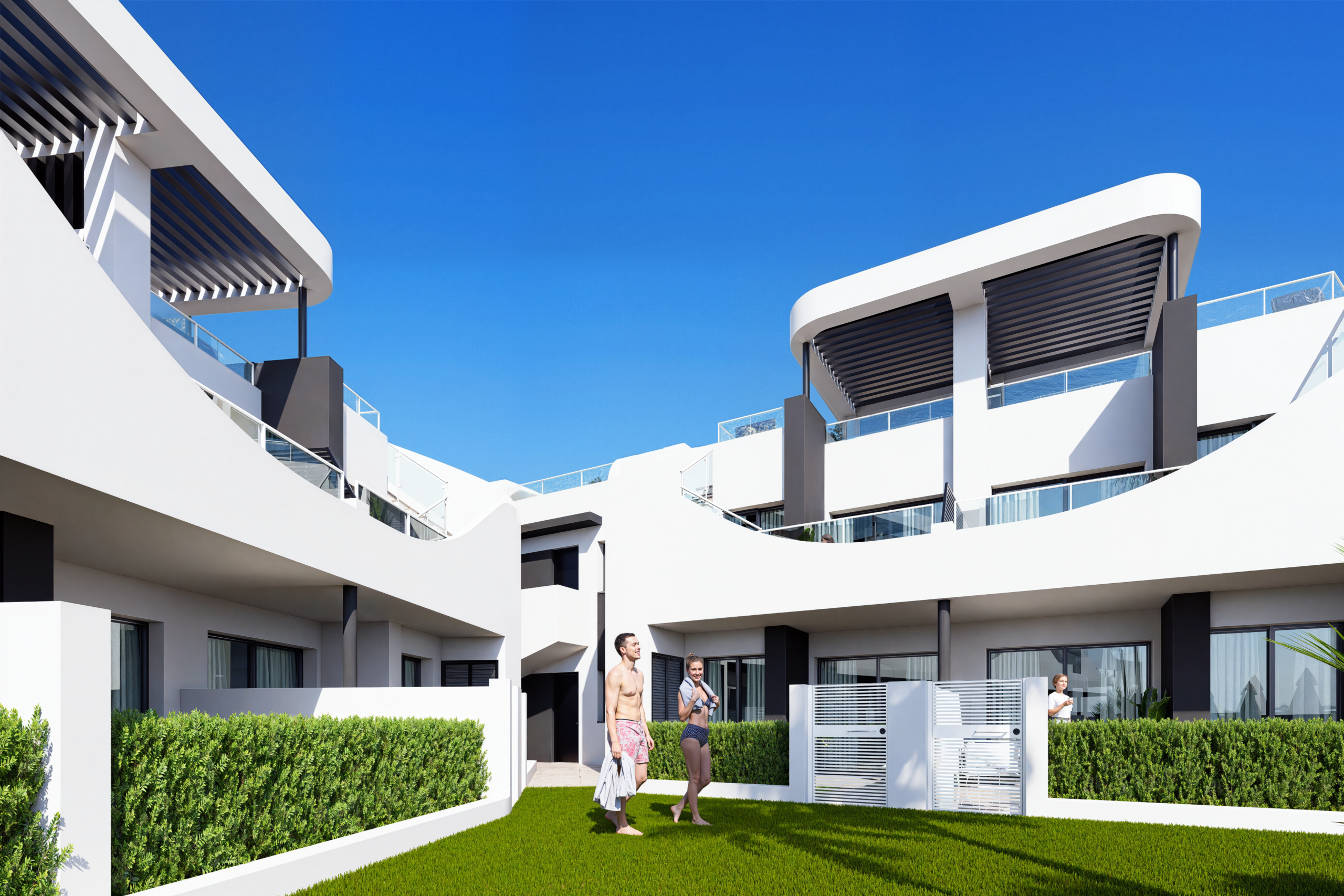 5 Desirable apartments in San Fulgencio, high end finishings and comfortable living.