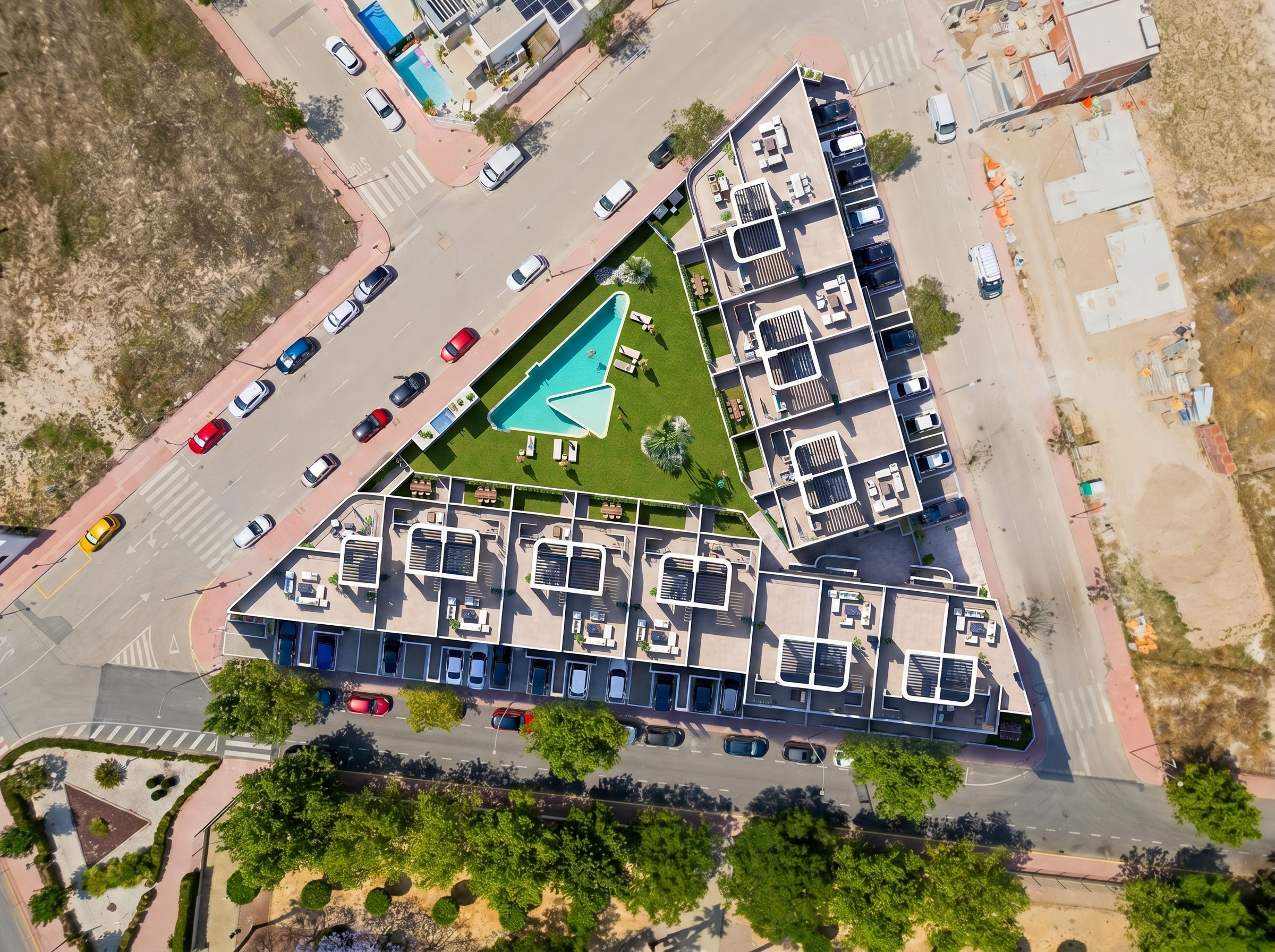 Parcela Desirable apartments in San Fulgencio, high end finishings and comfortable living.