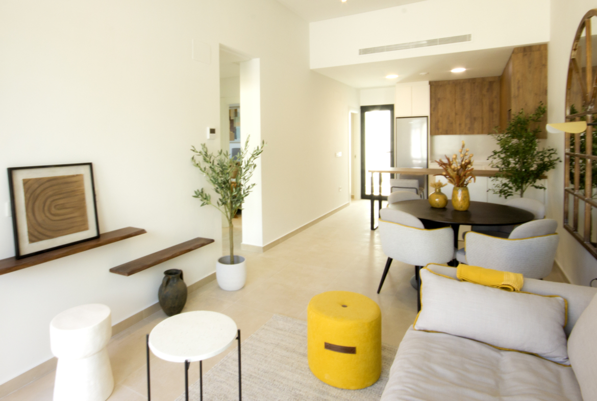 Desirable apartments in San Fulgencio, high end finishings and comfortable living.